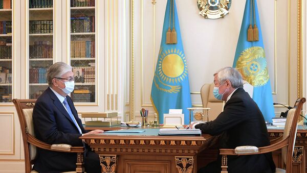 Аким Жамбылской области рассказал президенту о ситуации в Кордае - Sputnik Казахстан