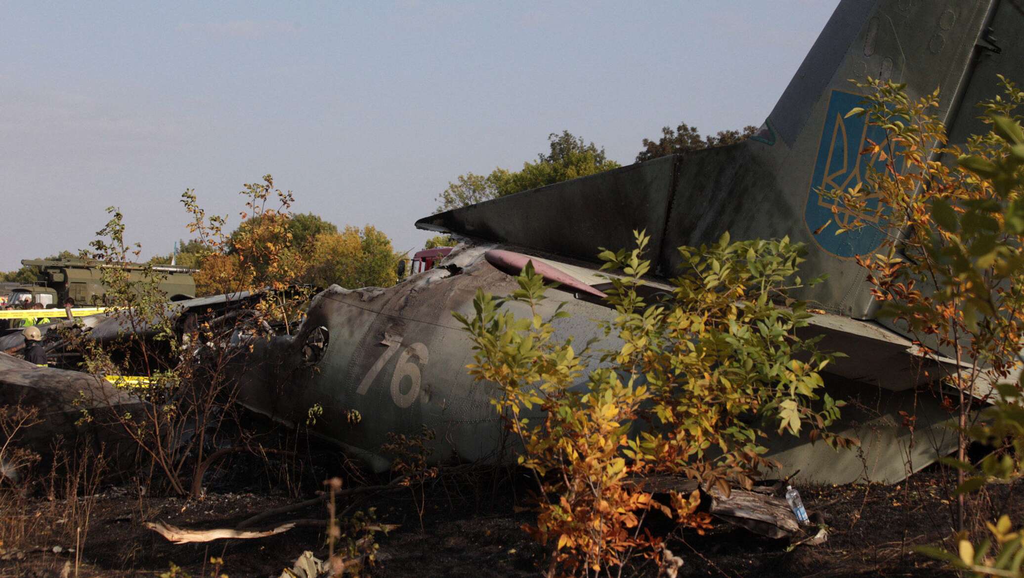 Российский самолет разбившийся