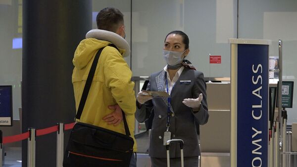 Первый пассажирский рейс вылетел из Нур-Султана в Москву - Sputnik Казахстан