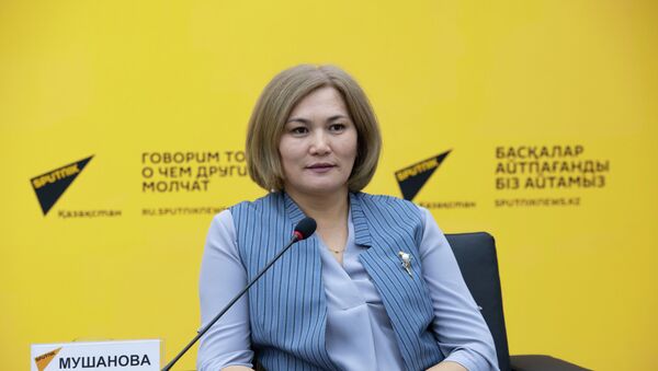 Заместитель председателя правления общественного объединения Atamnyn Amanaty Райгуль Мушанова - Sputnik Казахстан