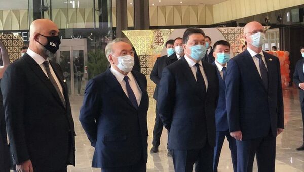 Нурсултан Назарбаев принял участие в церемонии открытия международного аэропорта города Туркестана - Sputnik Қазақстан