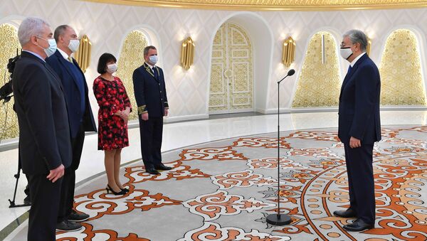 Президент Казахстана принял верительные грамоты  - Sputnik Казахстан
