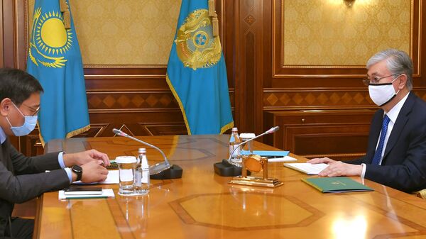 Президент Касым-Жомарт Токаев принял председателя Национального банка Ерболата Досаева - Sputnik Казахстан