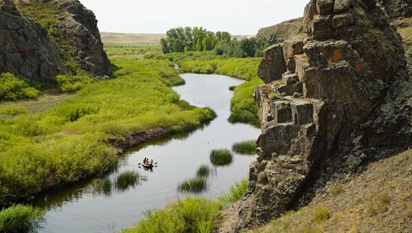 Река Селета в Акмолинской области - Sputnik Казахстан