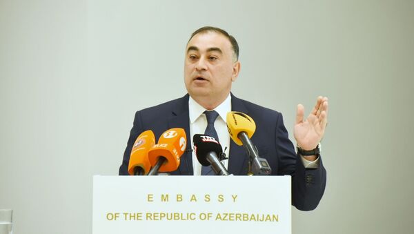 Чрезвычайный и полномочный посол Азербайджана в Казахстане Рашад Мамедов - Sputnik Казахстан