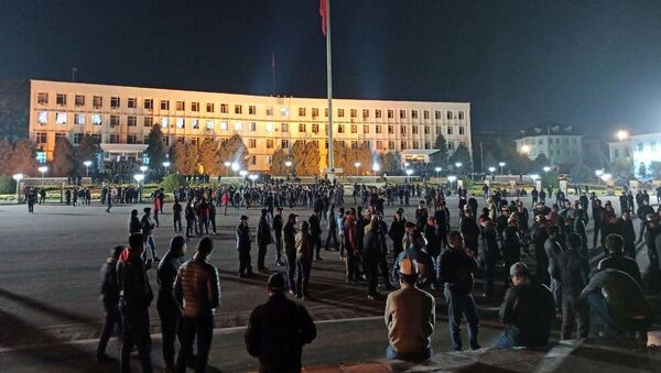 Протесты в Кыргызстане. Митинг в Оше - Sputnik Казахстан