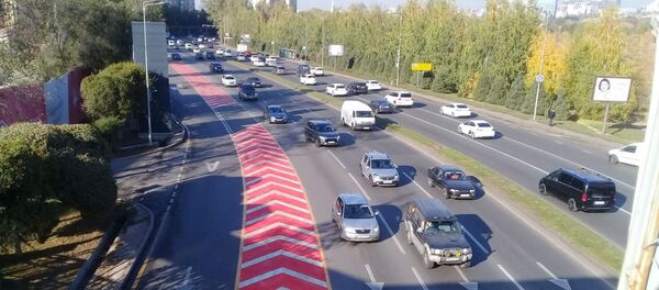 Разметка на аварийно-опасных участках дорог в Алматы  - Sputnik Казахстан