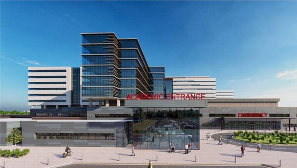 Эскиз новой больницы в Нур-Султане - Sputnik Казахстан