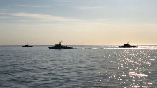 Корабли Военно-морских сил Казахстана совершили сбор-поход по Каспийскому морю - Sputnik Казахстан