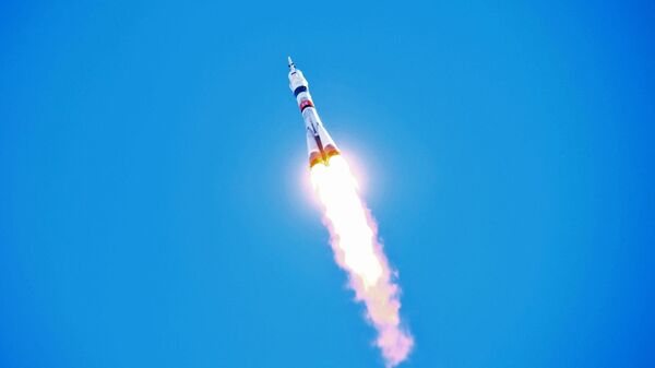 Запуск РН Союз-2-1а с кораблем Союз МС-17 с космодрома Байконур  - Sputnik Қазақстан