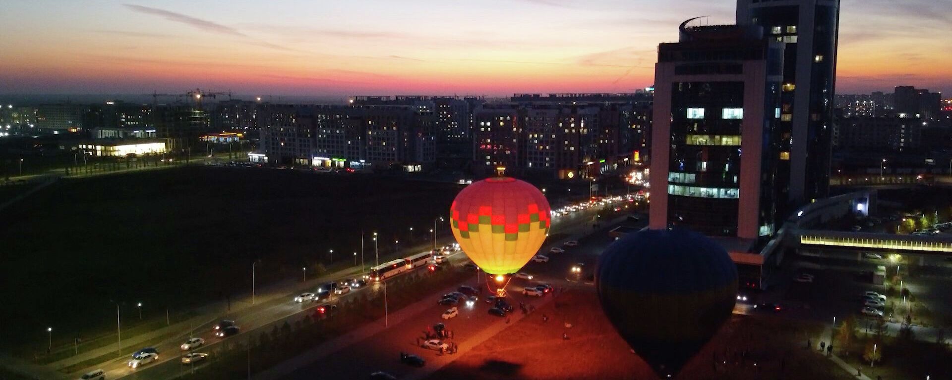 Воздушный шар в Нур-Султане - Sputnik Қазақстан, 1920, 07.07.2022