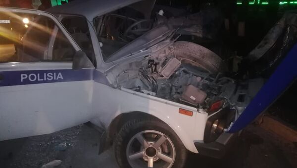Житель Щучинска Акмолинской области допустил столкновение с автомашиной местной полицейской службы - Sputnik Қазақстан
