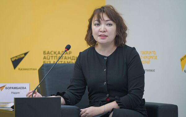 Директор по развитию проектов общественного фонда CO-Make Надия Борамбаева - Sputnik Казахстан