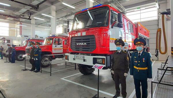 Новое пожарное депо открыли в Нур-Султане - Sputnik Казахстан