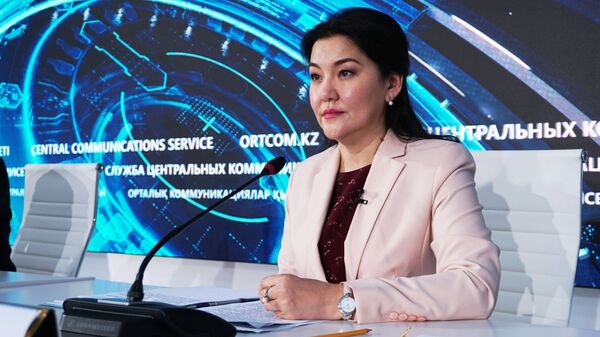 Вице-министр здравоохранения Казахстана Ажар Гиният - Sputnik Казахстан