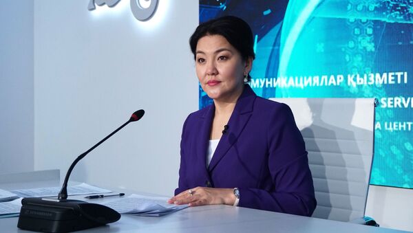 Вице-министр здравоохранения Казахстана Ажар Гиният - Sputnik Қазақстан