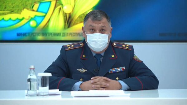 Заместитель начальника департамента криминальной полиции министерства внутренних дел Ерлан Омарбеков - Sputnik Казахстан