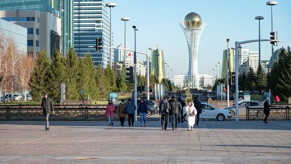 Осень в Нур-Султане виды города  - Sputnik Казахстан