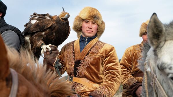 Беркутчи и охотники с собаками в Казахстане собрались отпраздновать начало сезона - Sputnik Казахстан