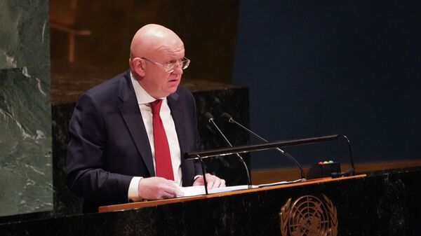 Постоянный представитель РФ при ООН Василий Небензя - Sputnik Казахстан