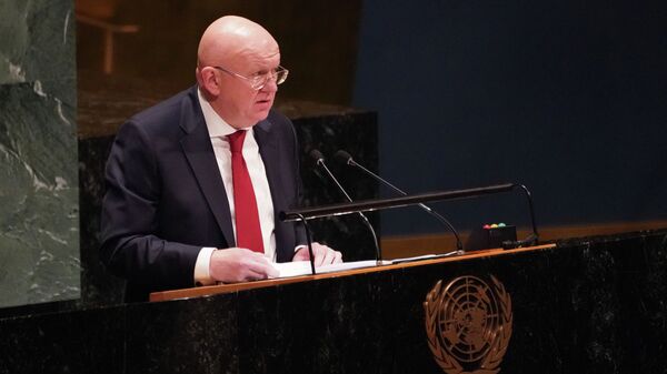 Постоянный представитель РФ при ООН Василий Небензя - Sputnik Казахстан