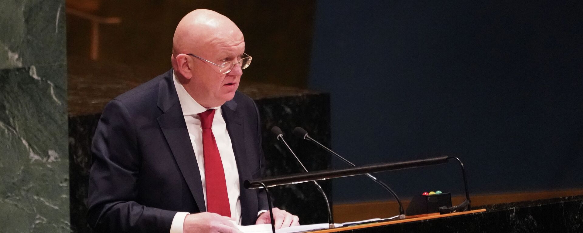 Постоянный представитель РФ при ООН Василий Небензя - Sputnik Казахстан, 1920, 30.05.2025