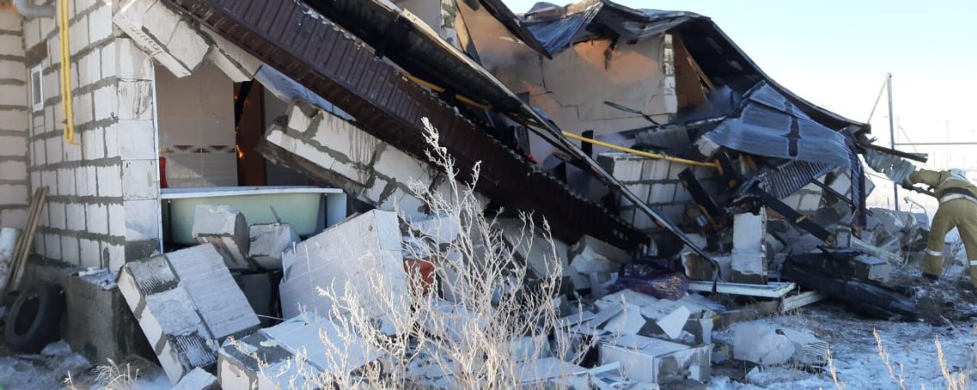 Взрыв газового баллона в Хромтау - Sputnik Казахстан, 1920, 15.11.2020