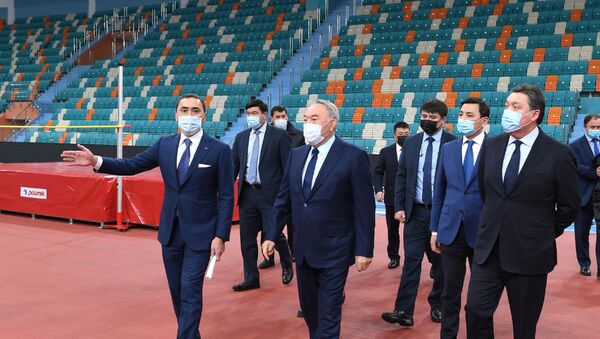 Назарбаев посетил новый легкоатлетический спортивный комплекс - Sputnik Казахстан