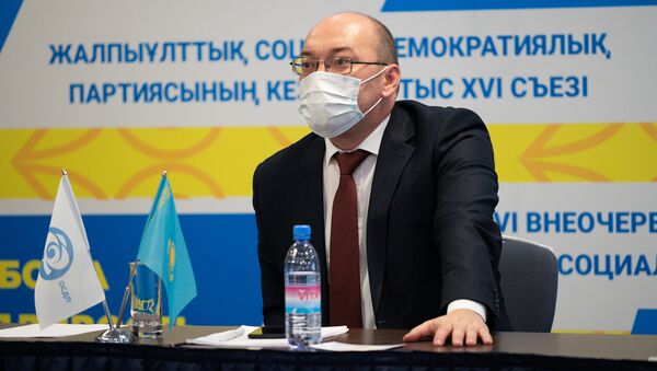 Лидер ОСДП Асхат Рахимжанов - Sputnik Казахстан