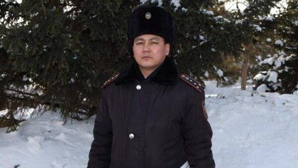 Капитан полиции Ерлан Жанабаев   - Sputnik Казахстан