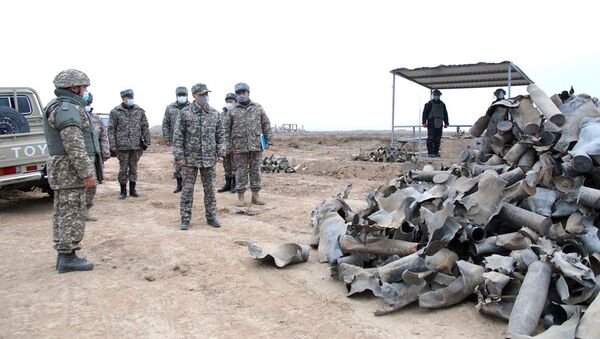 Министр обороны Нурлан Ермекбаев проверил ход работ по ликвидации последствий взрывов в Арыси - Sputnik Казахстан