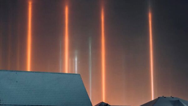 Не НЛО: удивительные огни в небе - Sputnik Казахстан