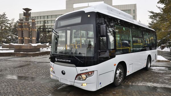 Новые автобусы отечественного производства приобрели в Талдыкоргане - Sputnik Казахстан