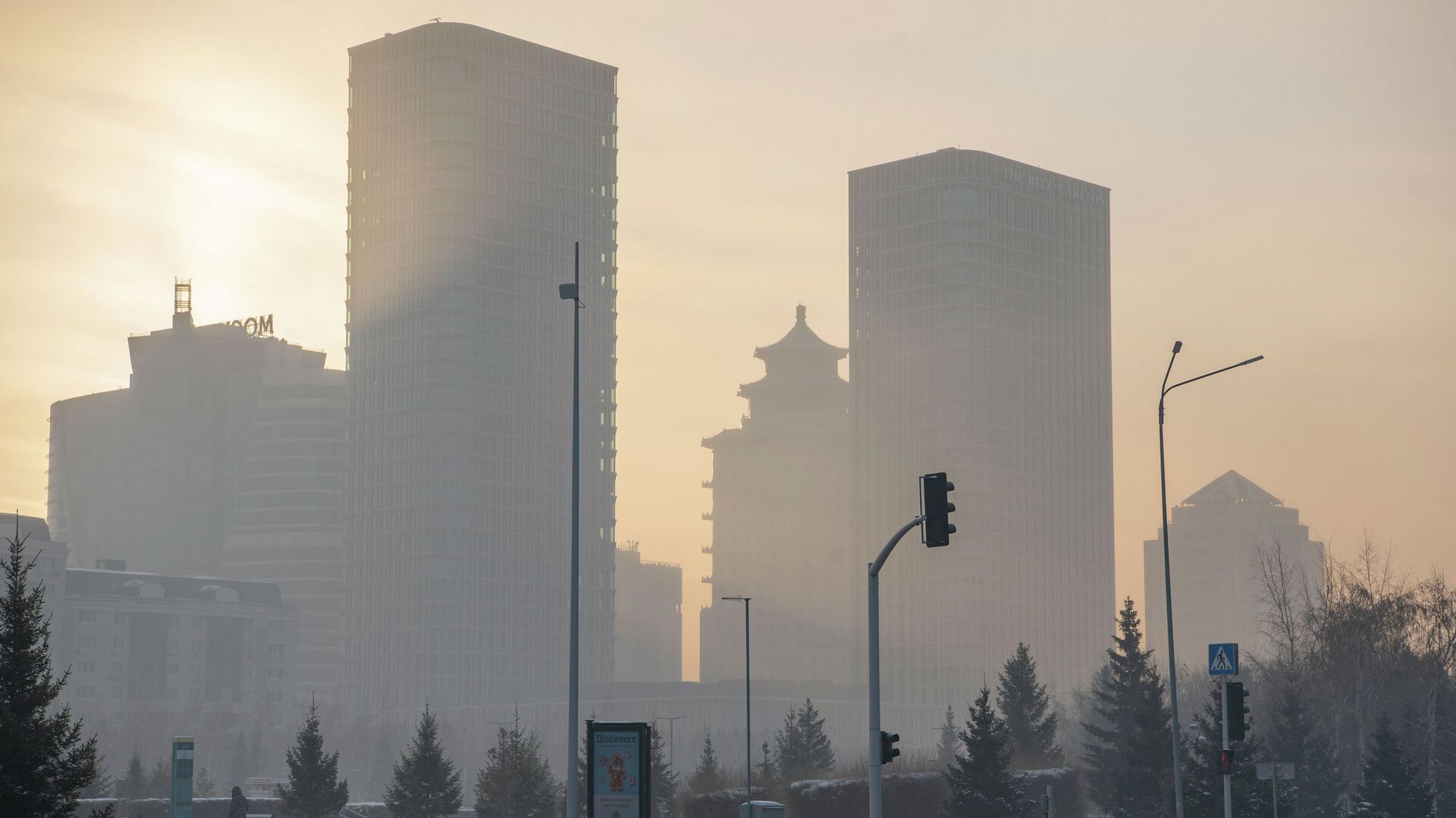 Смог в Астане Смог в Астане - Sputnik Казахстан, 1920, 13.02.2026