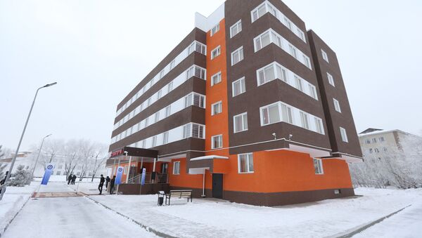 Новое общежитие для студентов высшего политехнического колледжа Талдыкоргана  - Sputnik Казахстан
