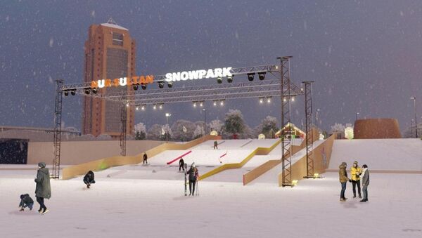 В парке имени Ататюрка появится искусственная горка для катания на лыжах и сноуборде - Sputnik Қазақстан