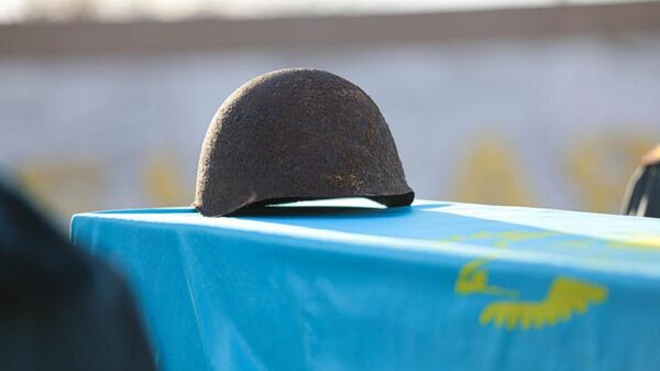 Останки казахстанского солдата  - Sputnik Казахстан