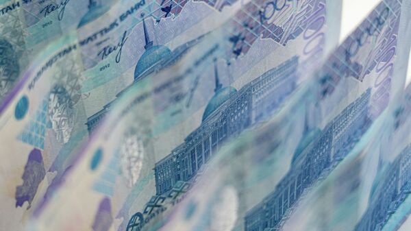 Деньги, тенге купюры банкноты  - Sputnik Казахстан