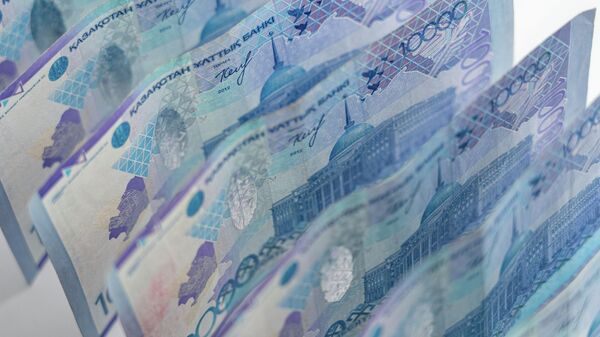 Деньги, тенге, купюры, банкноты   - Sputnik Казахстан