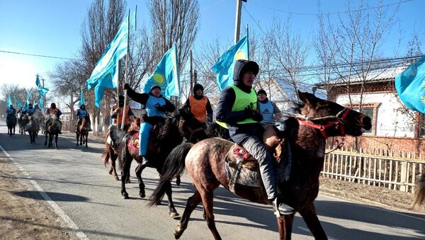 Конный парад в Кызылординской области - Sputnik Казахстан