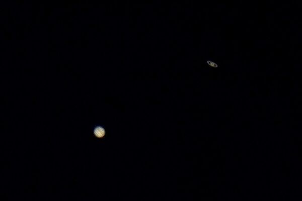 Встреча Юпитера и Сатурна в небе над штатом Канзас - Sputnik Казахстан