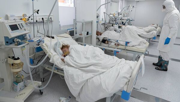  В палате больницы с коронавирусом - Sputnik Қазақстан