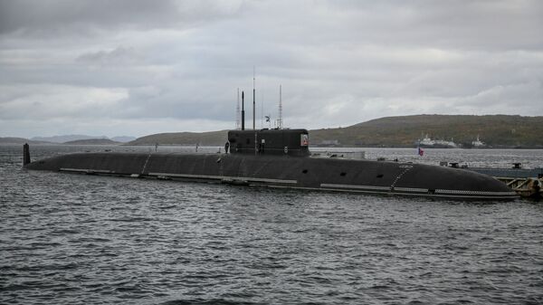 Ракетный подводный крейсер стратегического назначения проекта 955А Князь Владимир  - Sputnik Казахстан