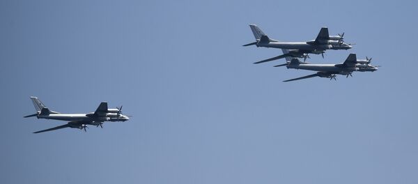 Стратегические бомбардировщики-ракетоносцы Ту-95МС - Sputnik Казахстан