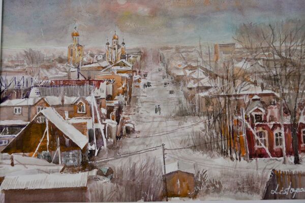 Художник рисует картины в Петропавловске с помощью дронов - что из этого вышло - Sputnik Казахстан