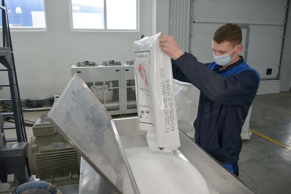 Производство биг-бэгов практически с нуля запустили в Петропавловске Производство биг-бэгов практически с нуля запустили в Петропавловске - Sputnik Казахстан