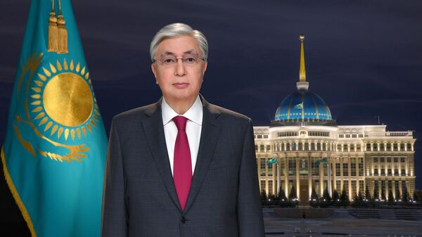 Новогоднее поздравление президента Казахстана Касым-Жомарта Токаева с началом 2021 года - Sputnik Казахстан