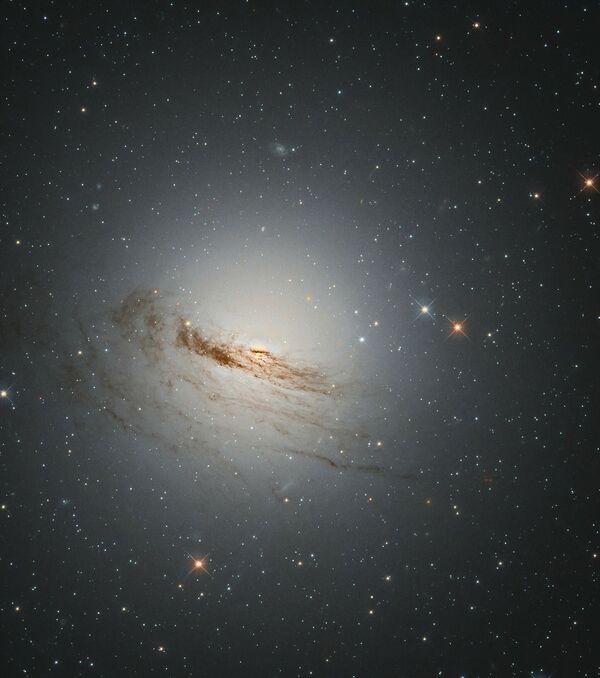 Линзовидная галактика NGC 1947 в созвездии Золотая Рыба - Sputnik Казахстан