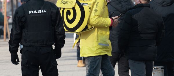 Митинг в Алматы Митинг в Алматы - Sputnik Казахстан