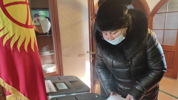 Голосование на выборах президента в Кыргызстане - Sputnik Казахстан